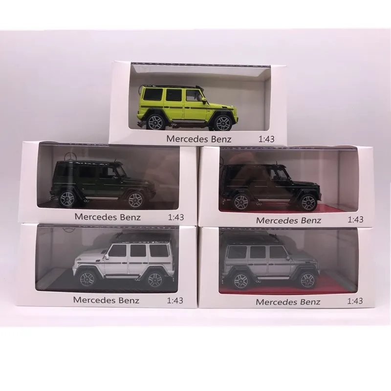 1:43 металлическая модель автомобиля Mercedes-Benz G500 4x4 металлическая модель дорожного транспортного средства детские игрушки коллекция подарок