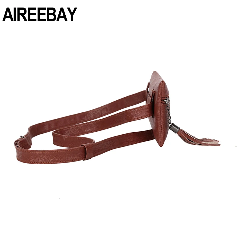 Поясная Сумка AIREEBAY с кисточками для женщин модная забавная сумка брендовые