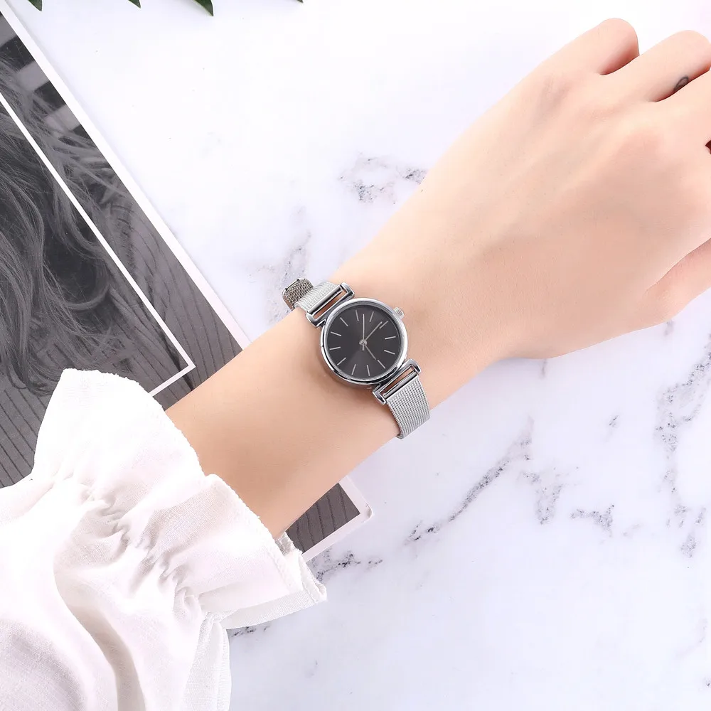 Vansvar Luxury Brand Sliver Women Watches Quartz Stainless Steel Newv Strap Watch Analog Ladies Gifts Wristwatches reloj | Наручные часы
