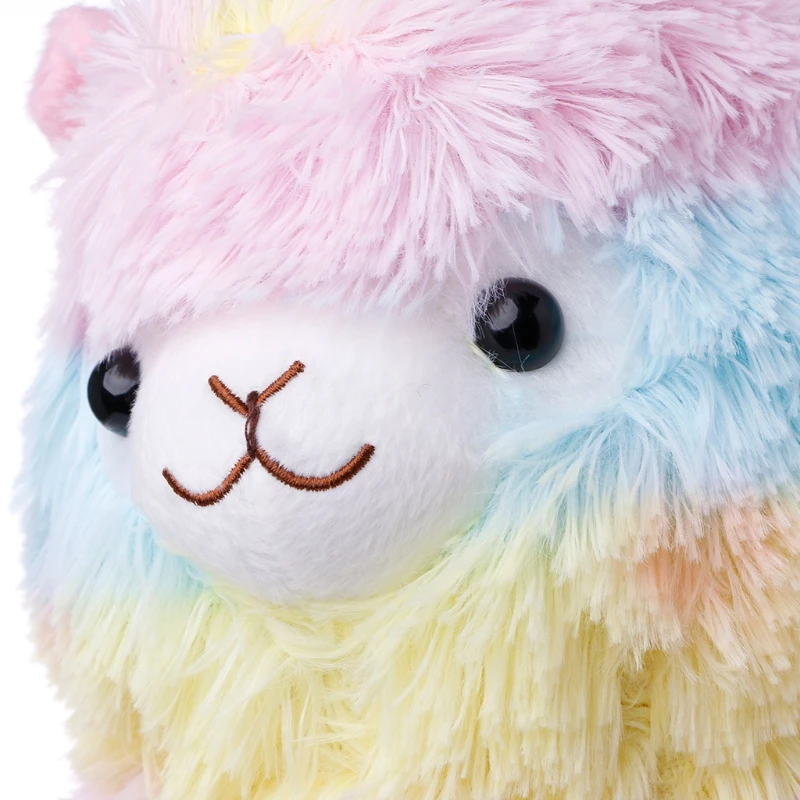 Лама Alpacasso кукла Хлопок чучело Игрушечные лошадки Радуга Amuse Альпака Плюшевые