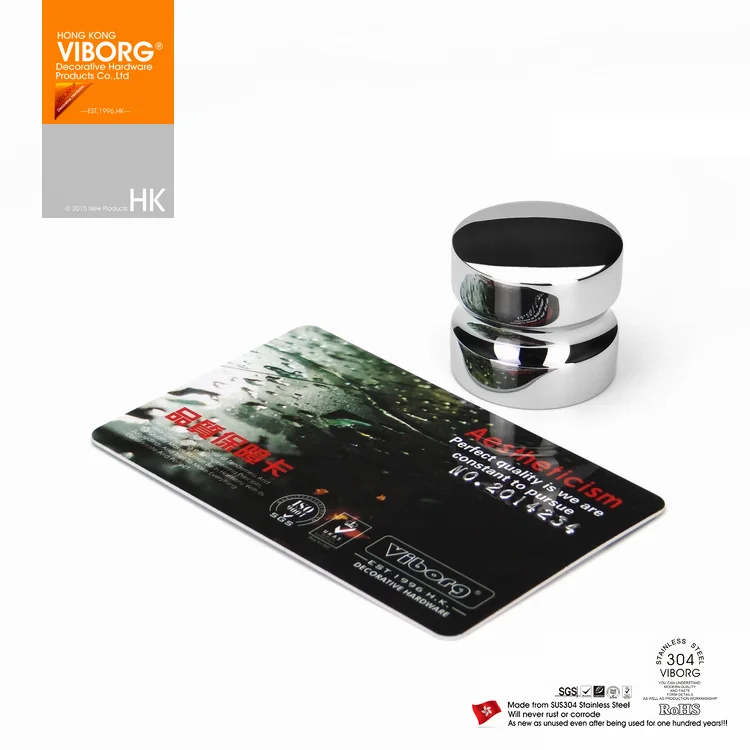 4 шт.) VIBORG Deluxe 30 мм твердые SUS304 из нержавеющей стали шкаф дверные ручки для выдвижных ящиков Ручка Тянет SUS-S123-30