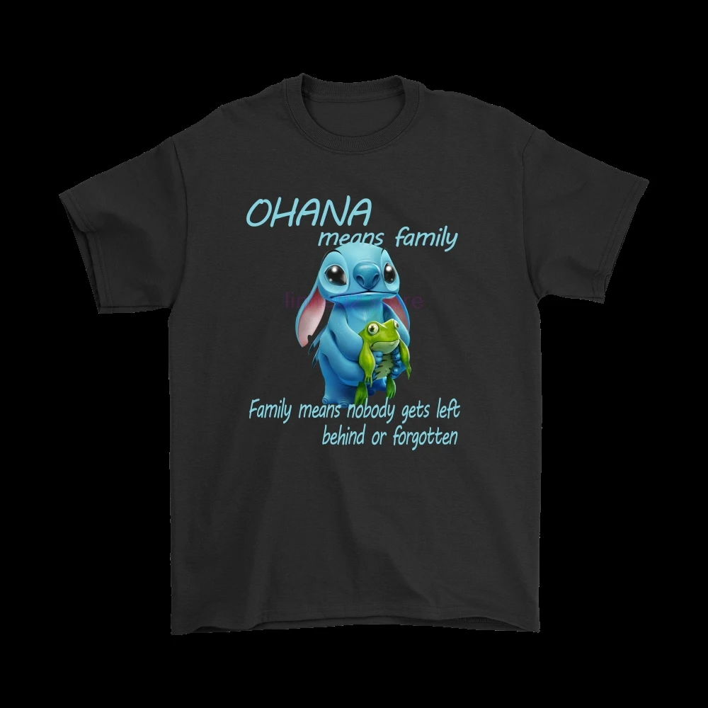 Ohana значит семья трикотажная рубашка|Мужские футболки| |