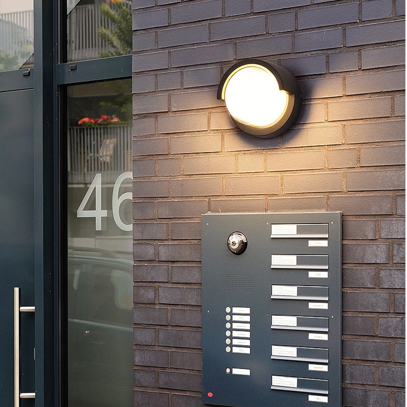 Outdoor Modern LED Wall Lamp Simple Aluminium Porch Lights Fixtures Waterproof Sconce Light Garden Balcony Decor Lighting | Лампы и