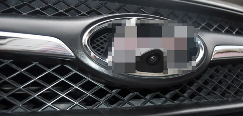 Для hyundai i30 2013 широкоугольная CCD HD цветная Автомобильная фронтальная камера для hyundai логотип фронтальная камера знак эмблема камера