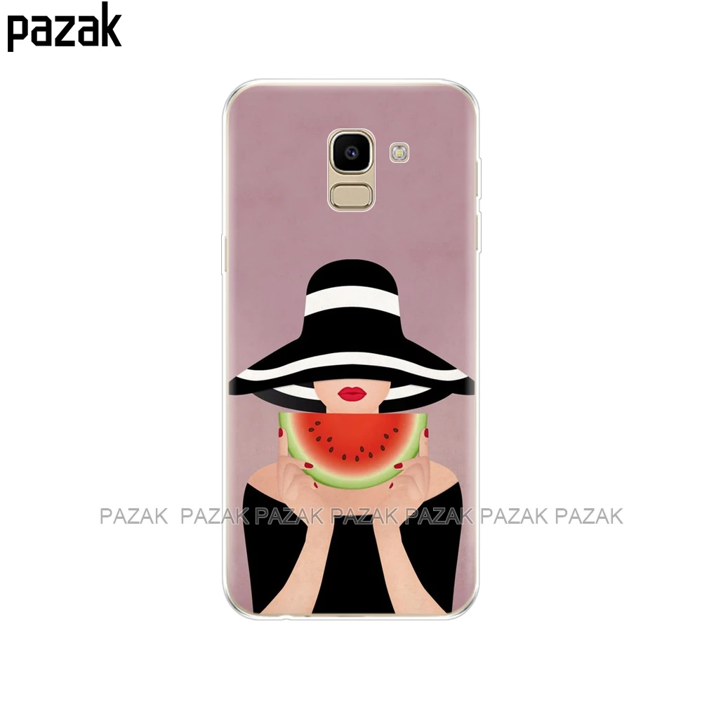 34363 Чехол для samsung Galaxy J6 чехол для ЕС J600 J600F SM-J600F Мягкий силиконовый чехол для samsung J6 чехол - Цвет: 34363