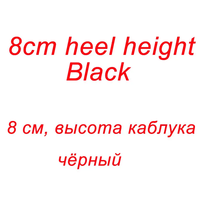 GENSHUO женские босоножки летние туфли на высоком каблуке Модные женские босоножки с ремешком на щиколотке и бантом; sandalias mujer; большие размеры 32-46 - Цвет: 8cmheel height black