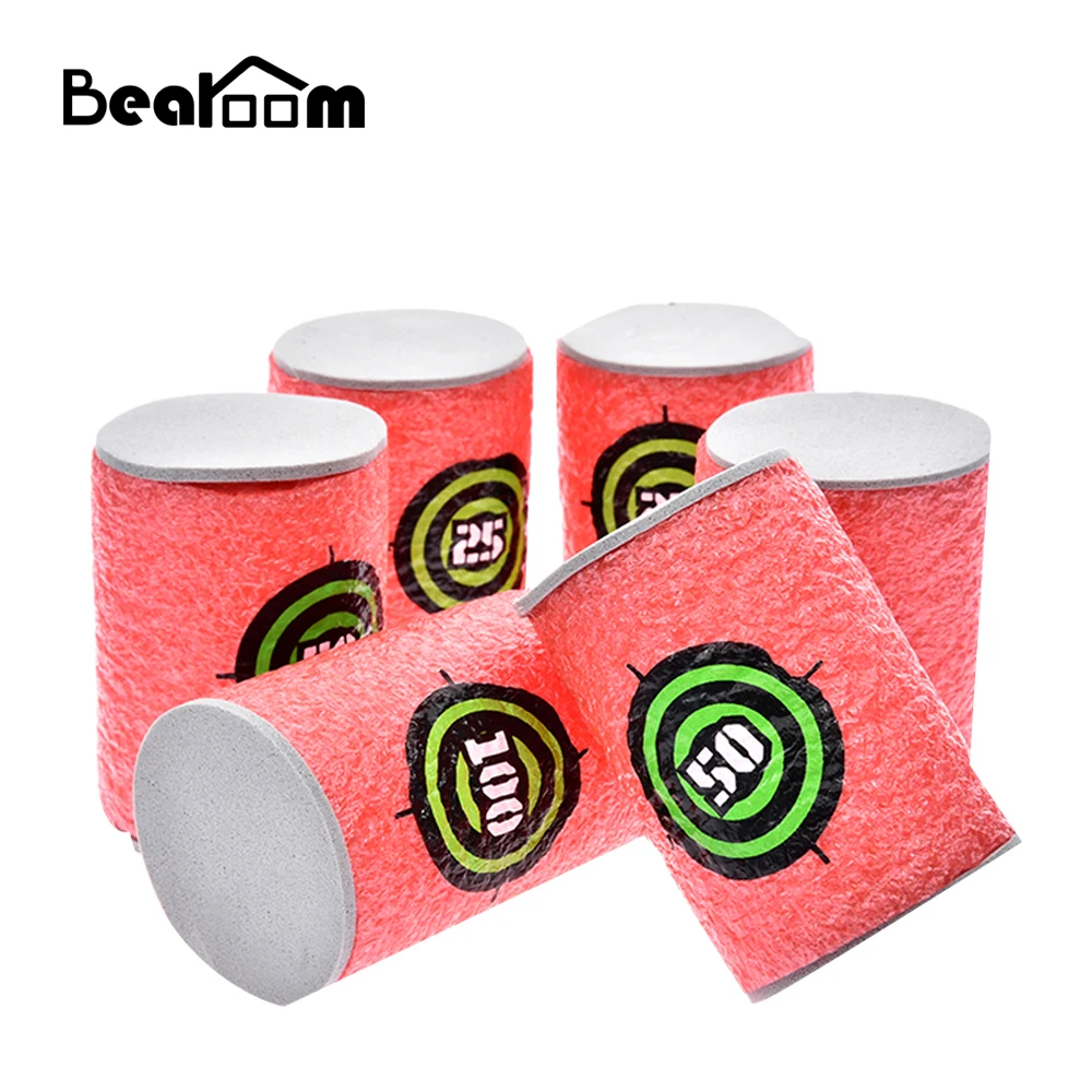 Bearoom 6 шт. Airsoft Пистолетная Пуля пистолеты Target Dart стрельба Дартс пены пистолет EVA