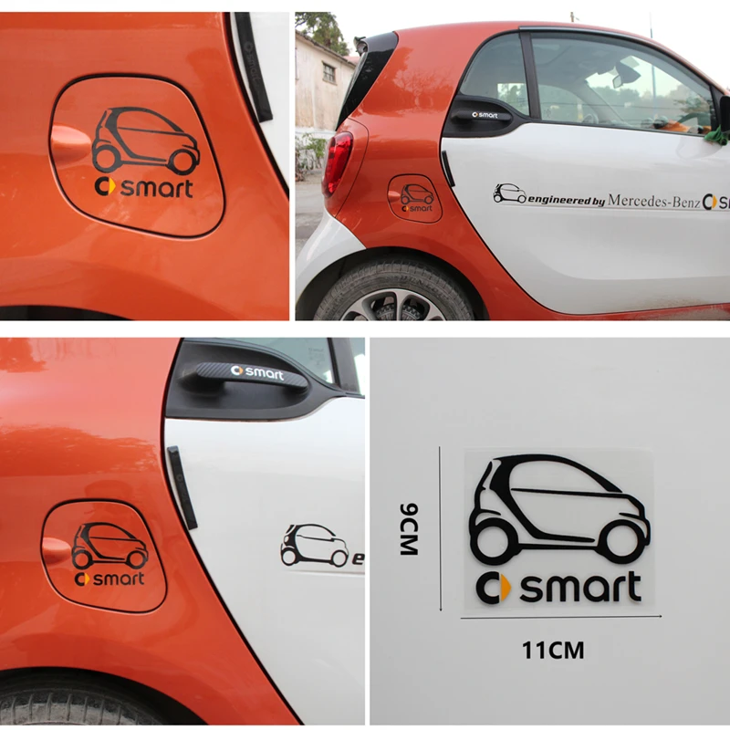 Для смарт 450 451 453 Forfour Fortwo украшение автомобиля вытягивающийся цветок стикер
