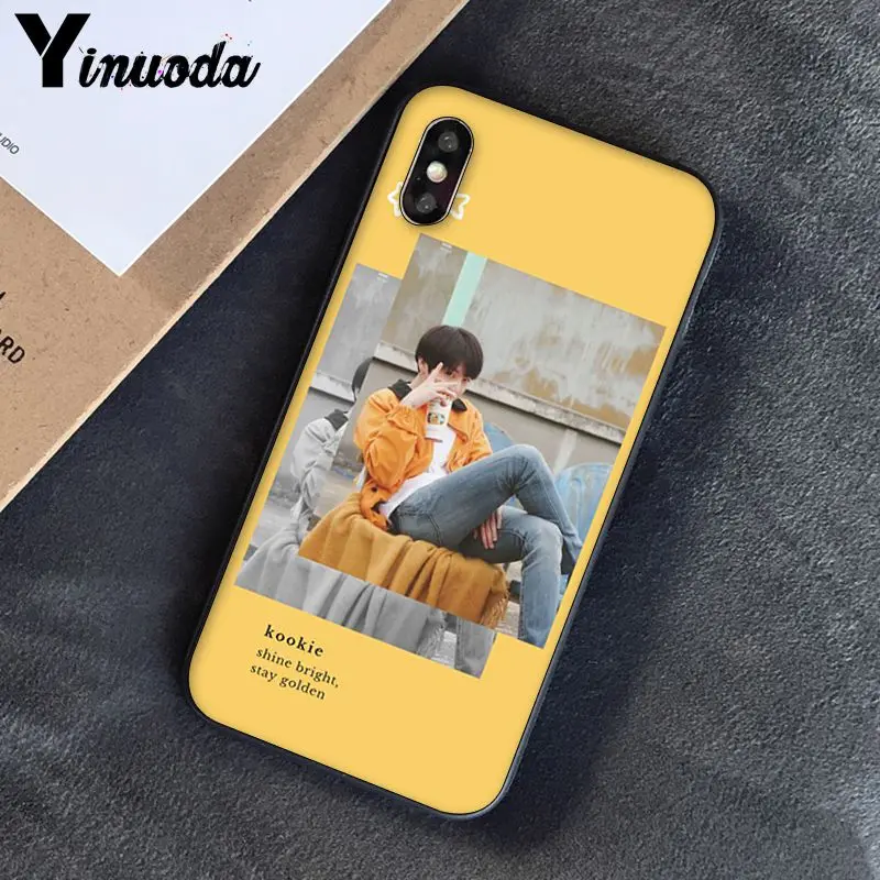 Yinuoda KPOP Euphoria Jungkook клиент высокое качество чехол для телефона для iPhone 8 7 6 6S 6Plus X XS MAX 5 5S SE XR 10 чехол s - Цвет: A7