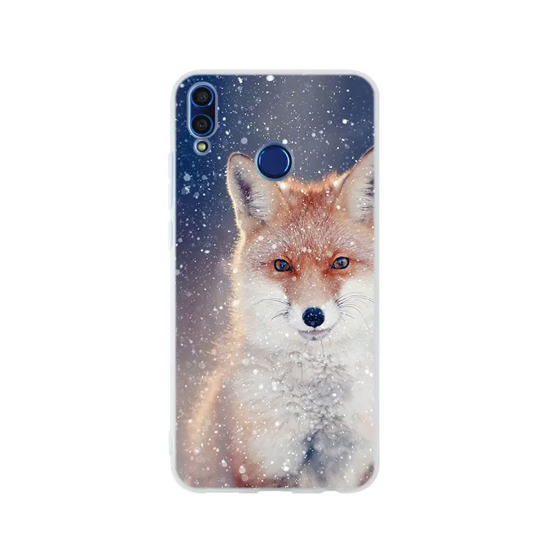 pattern 10 Мягкий ТПУ чехол Mr cute Fox для huawei Honor 9 10 Lite 6X 7X 8X Max 7A 5,7 дюймов 8A 8C V20 PLAY 9i - Цвет: pattern 10