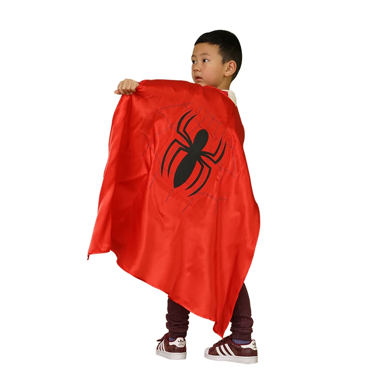 2017 Человек паук детская накидка дети светящиеся Костюмы для косплея Хэллоуин