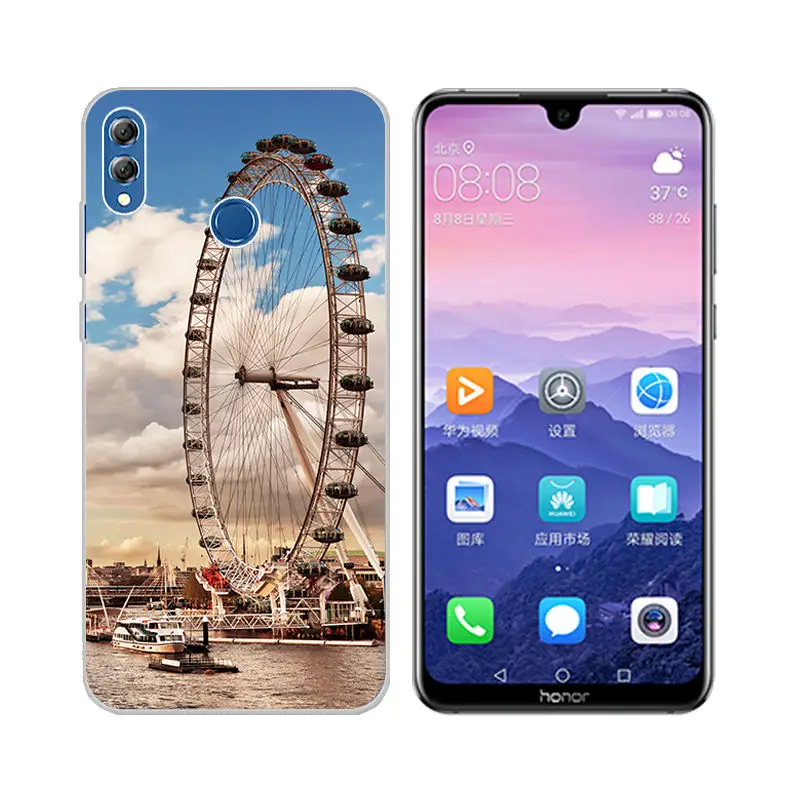 Arvin Мягкий ТПУ чехол для Huawei Honor 8X прозрачный силиконовый 5X 6X V8 8 4X 4A 5C Fundas Max Protector |