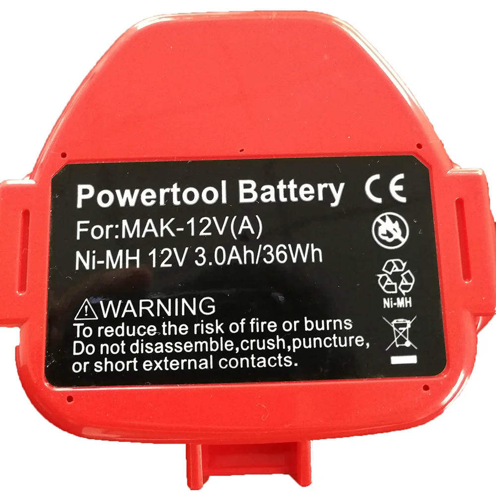 Который изготовлен Makita ние Цин ние ge Батарея 12 V 3000 мА/ч, Makita дрель электрическая отвертка инструменты с Металл-гидридных или никель