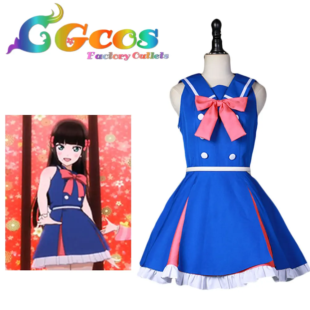 CGCOS Бесплатная доставка Карнавальный костюм love live Aqours sunshine Kurosawa Dia для Хэллоуина и