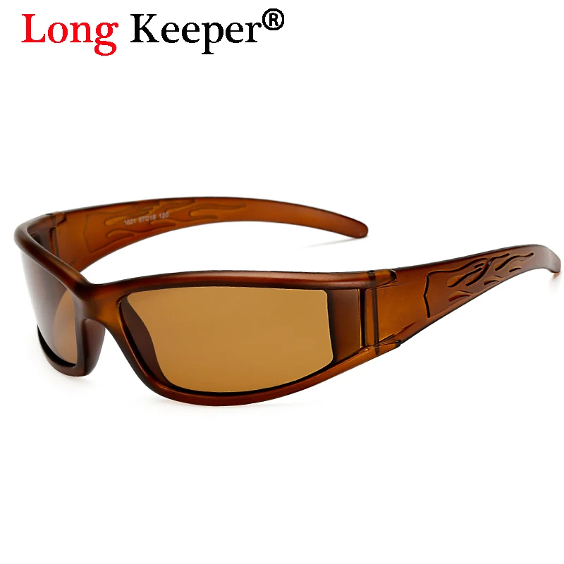 Солнцезащитные очки Long Keeper UV400 Мужские поляризационные зеркальные аксессуары в