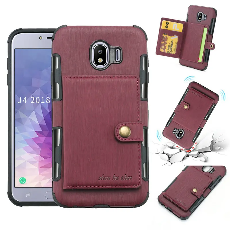 Флип-чехол для Samsung Galaxy J4 J6 J7 J8 Plus 2018 Матовый кожаный чехол NEO Nxt J5 2017 Fundas | Мобильные