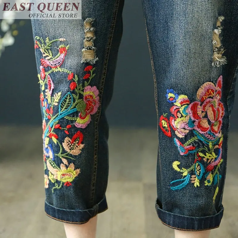 Женские джинсы бойфренды FF509 A новые джинсовые брюки с боковыми карманами на