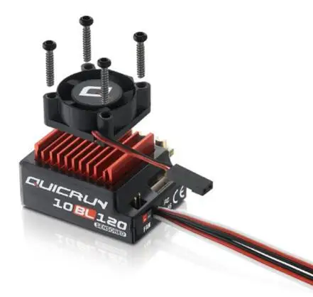 10BL120 120A Hobbwing QUICRUN 10BL120 сенсорный 120A/10BL60 сенсорный бесщеточный ESC Регулятор скорости для 1/10 1/12 RC мини-автомобиль - Цвет: 10BL120 120A