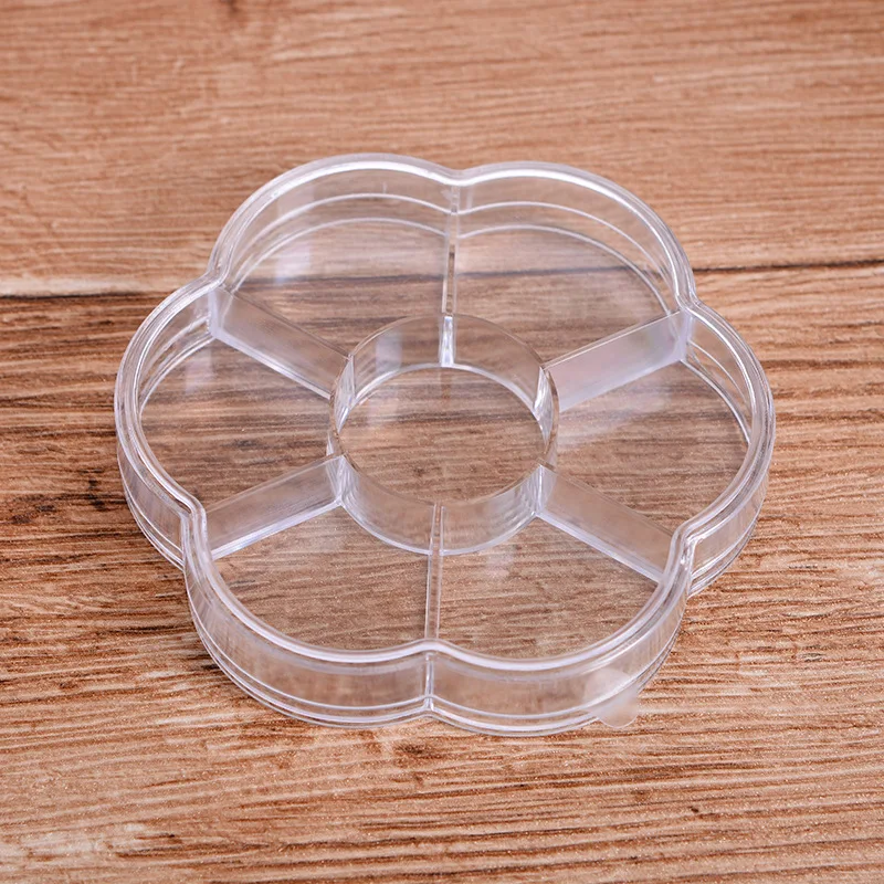 Plum Plastic Storage Box Case Craft Organizer Bead Storage Integrate Jewelry Case For Girls And Collector
