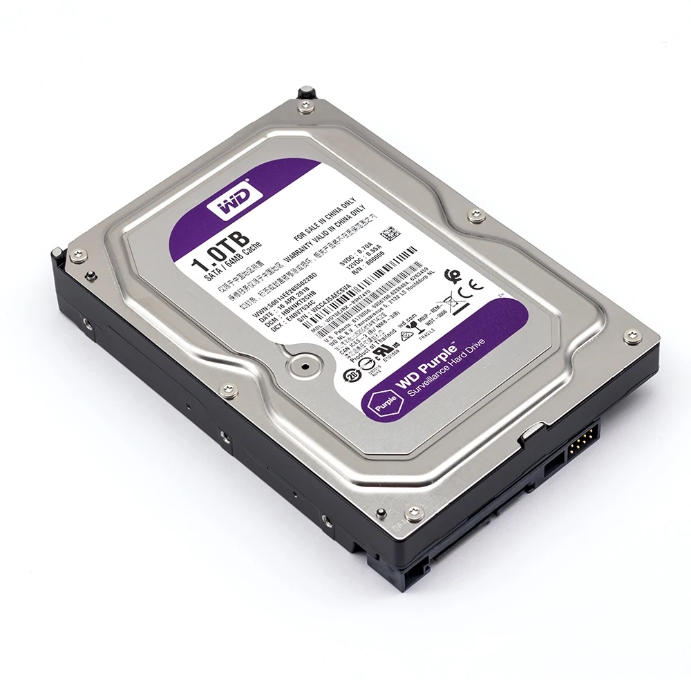 Жесткий диск WD Purple на ТБ для системы безопасности жесткий WD10EJRX HDD 3 5 дюйма SATA DVR CCTV