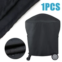 black barbeque accessories for bbq rolling cart grill cover for weber q1000 q2000 series waterproof anti dust protector