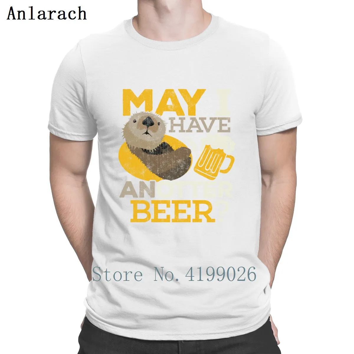 Оттеры, возможно, у меня есть Anotter Beer oters, Подарочная футболка, стандартная графическая S-XXXXXL, дизайнерская Хлопковая весенняя рубашка для отдыха