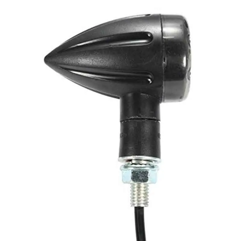 

Pair of Universal Motorcycle LED Turn Signal Indicators Light Brake Rear Running Lamp Red Amber