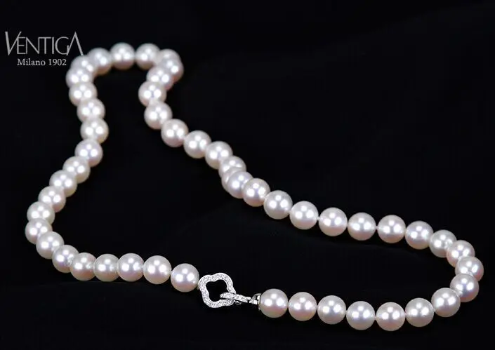 classic 10-11mm AAA south sea white round pearl necklace 18inch | Украшения и аксессуары
