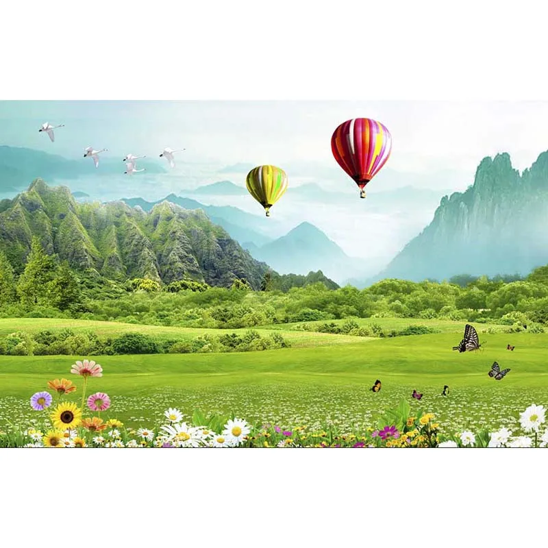 Пользовательские 3d Настенные обои животное Белый Единорог художественная