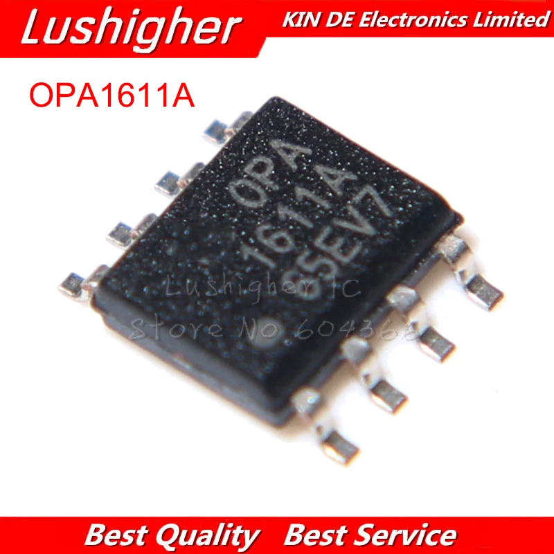 5 шт. OPA1611AIDR OPA1611 OPA1611AID OPA1611A SOP8 SMD|Интегральные схемы| |