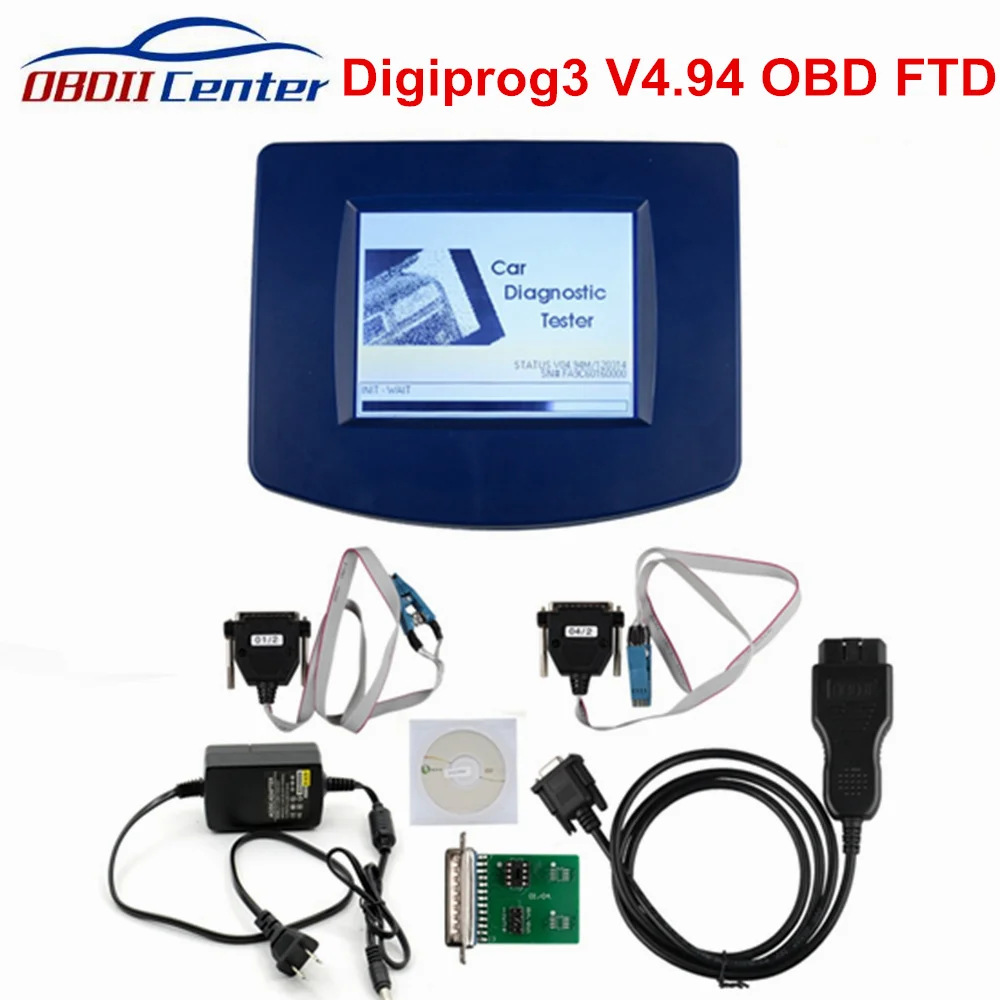 digiprogii 4,94 Digiprog III Основной блок FTDI Digiprog3 инструмент для коррекции пробега Digiprog 3 V4.94 ST01 ST04 OBD2 Версия