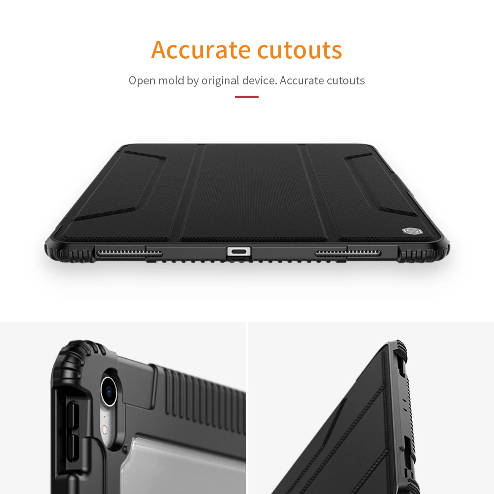 Чехол-книжка из искусственной кожи Nillkin для iPad Air /Pro 10,5 /Mini /Mini 4/9. 7/Pro 11/Pro 12,9 с карандашом