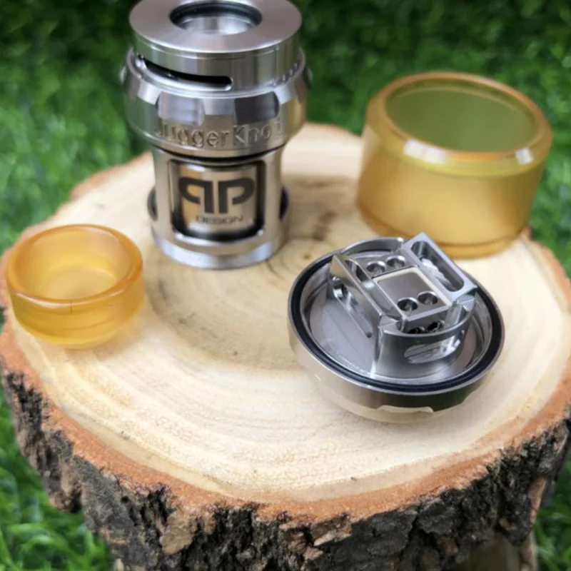 Лучший 1:1 Juggerknot RTA 28 мм диаметр 4 мл/6 мл емкость топ бак воздуха vape 316 нержавеющая