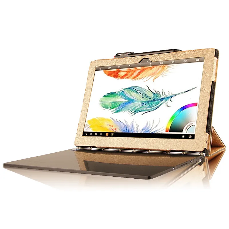 Высококачественный чехол для lenovo YOGA BOOK, 10,1 дюймовый чехол-подставка для YOGA BOOK, складной смарт-чехол+ Защитная пленка для экрана в подарок