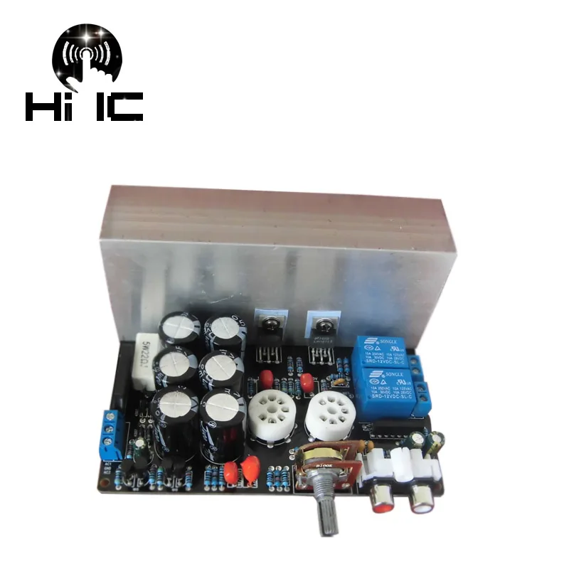 Hi-fi стерео трубчатые усилители LM1875T усилитель аудиоплаты предварительный 6J1