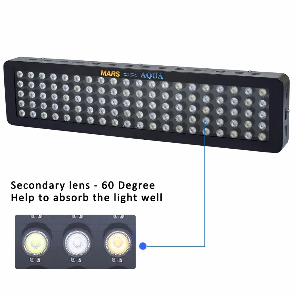 Светодиодная лампа для аквариума marshydar 300 W 2 шт.|led aquarium light|aquarium lightled |