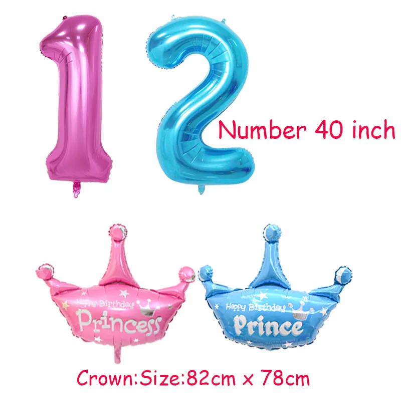40-дюймовые зеркальные гелиевые шары мальчик девочка дети день рождения
