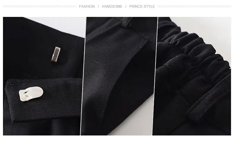 (Пиджак + брюки галстук бабочка рубашка жилет) костюмы для мальчиков и девочек