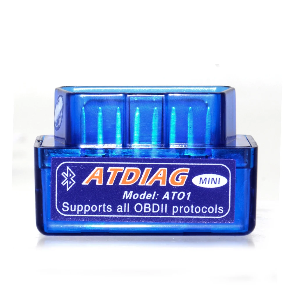 Мини V2.1 ELM327 OBD2 считыватель кода сканирующий инструмент Bluetooth интерфейс Автомобильный сканер