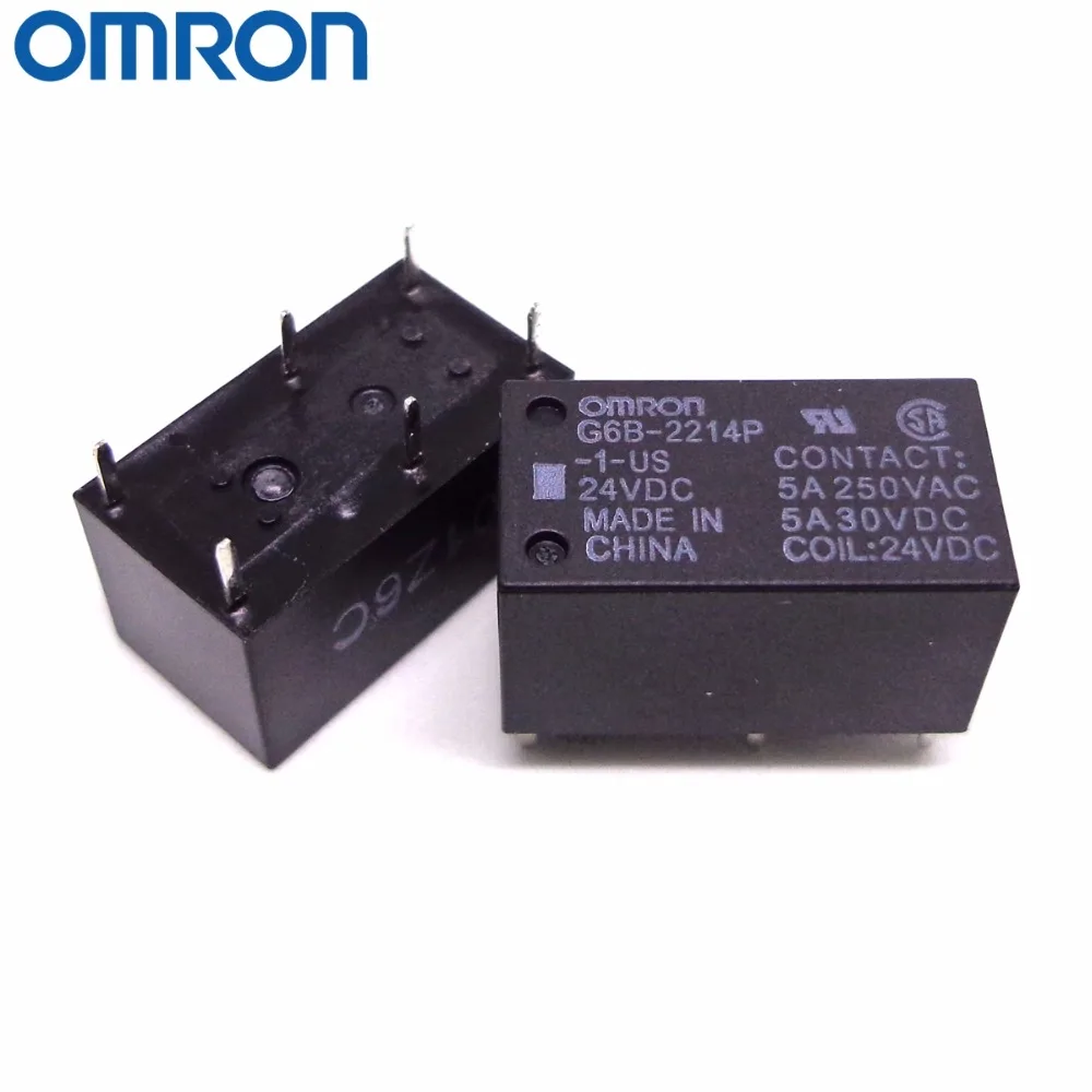

Реле OMRON G6B-2214P-1-US 24VDC DC24V совершенно новое и оригинальное реле