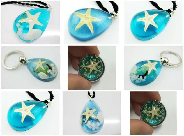 7 шт. брелок с подвеской в виде морской звезды | Украшения и аксессуары