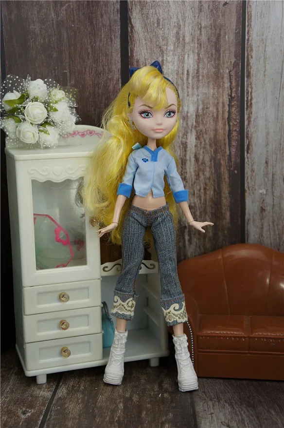 only doll clothes F Модная детская кукла bjd, аксессуары, игрушки, подарок для девочек, Одежда для куклы, праздничное платье, повседневный костюм, для кукол Monster High, 1/6 113 - Цвет: only doll clothes F