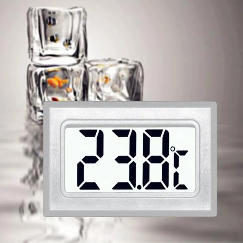 Цифровой термометр с ЖК дисплеем электронный для аквариума холодильника датчик
