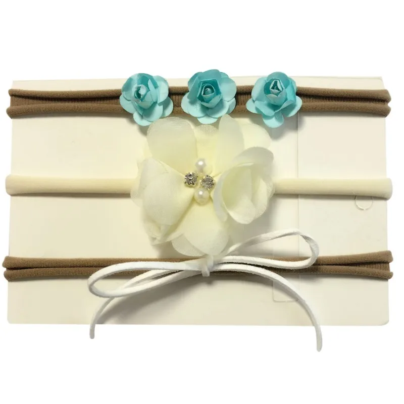 3Pcs girls flowers hair clips hairpins toddlers kids Bow safe Barrettes Hair Accessories Flower gift set | Детская одежда и обувь