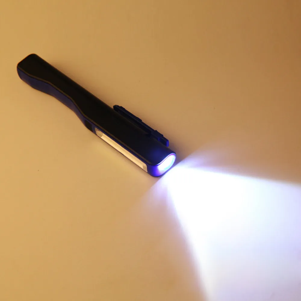 Монолитный блок светодиодов магнитный фонарь с зажимом USB для проверки работы