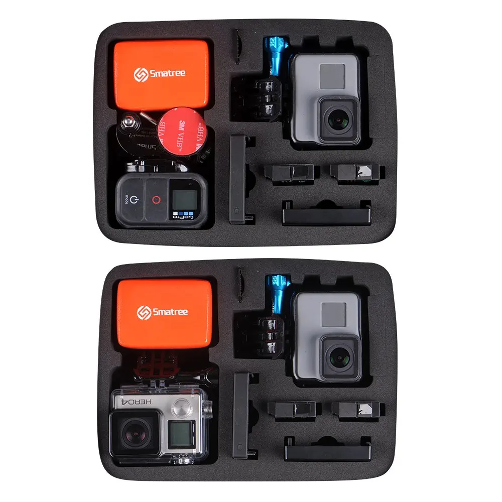 Smatree G160 сумка для переноски Дорожный Чехол хранения Коробка Gopro Hero 7 6 5 4 3 + (камера