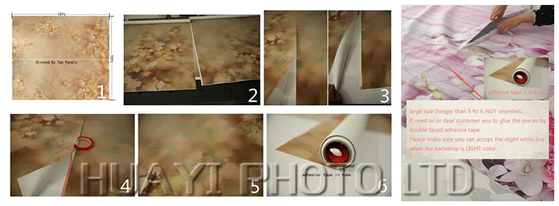 Фон для фотографирования новорожденных и домашних животных с рисунком летучей