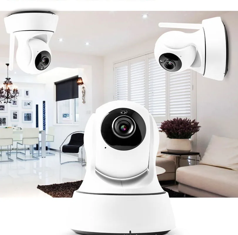 Eyessys мини Беспроводной панорамный сети IP Камера наблюдения Wi-Fi HD 720P Ночное