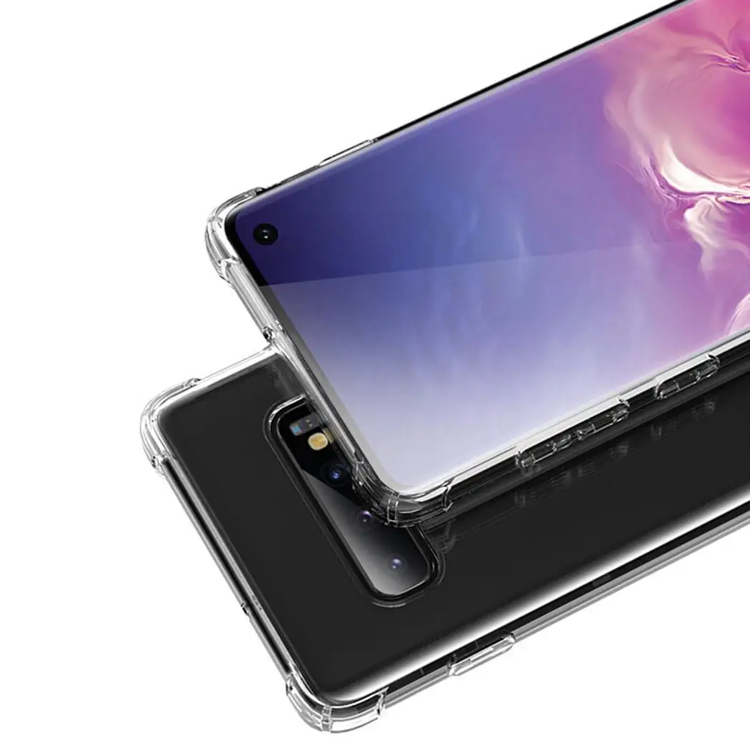 Mobile Phone Case Airbag Anti-falling Soft Transparent For Cover for Samsung S10 |