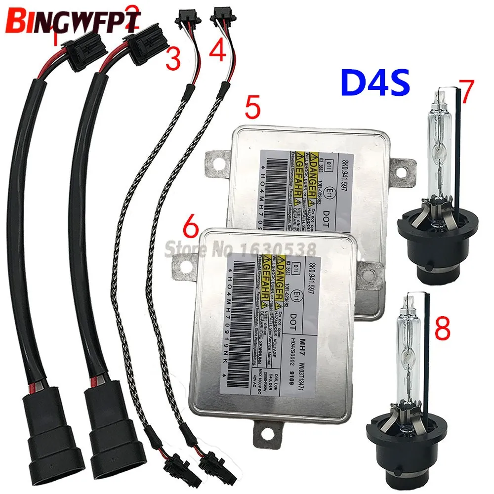 Высококачественный OEM HID балласт с D3S D3R D4S D4R BLUB W003T18471 8K0.941.597 для A udi|База| |